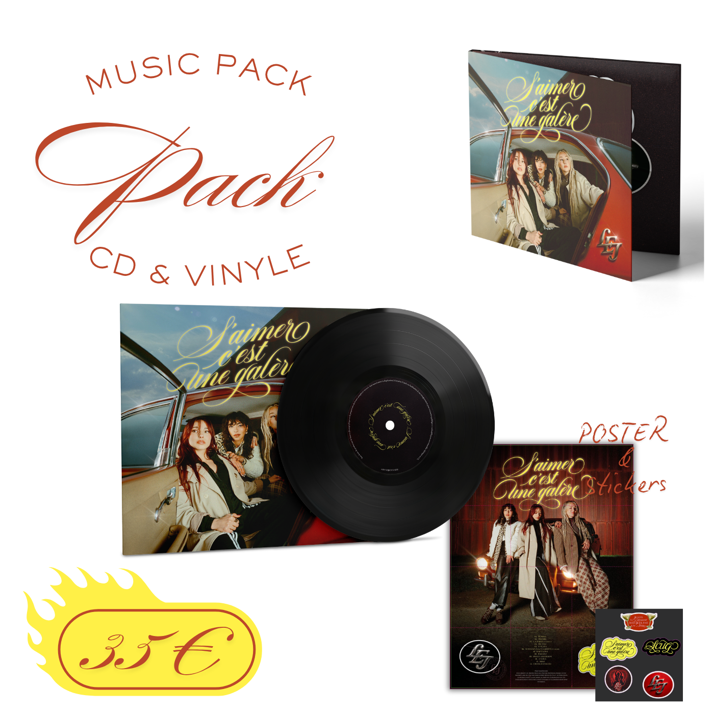 MUSIC PACK - CD + Vinyle