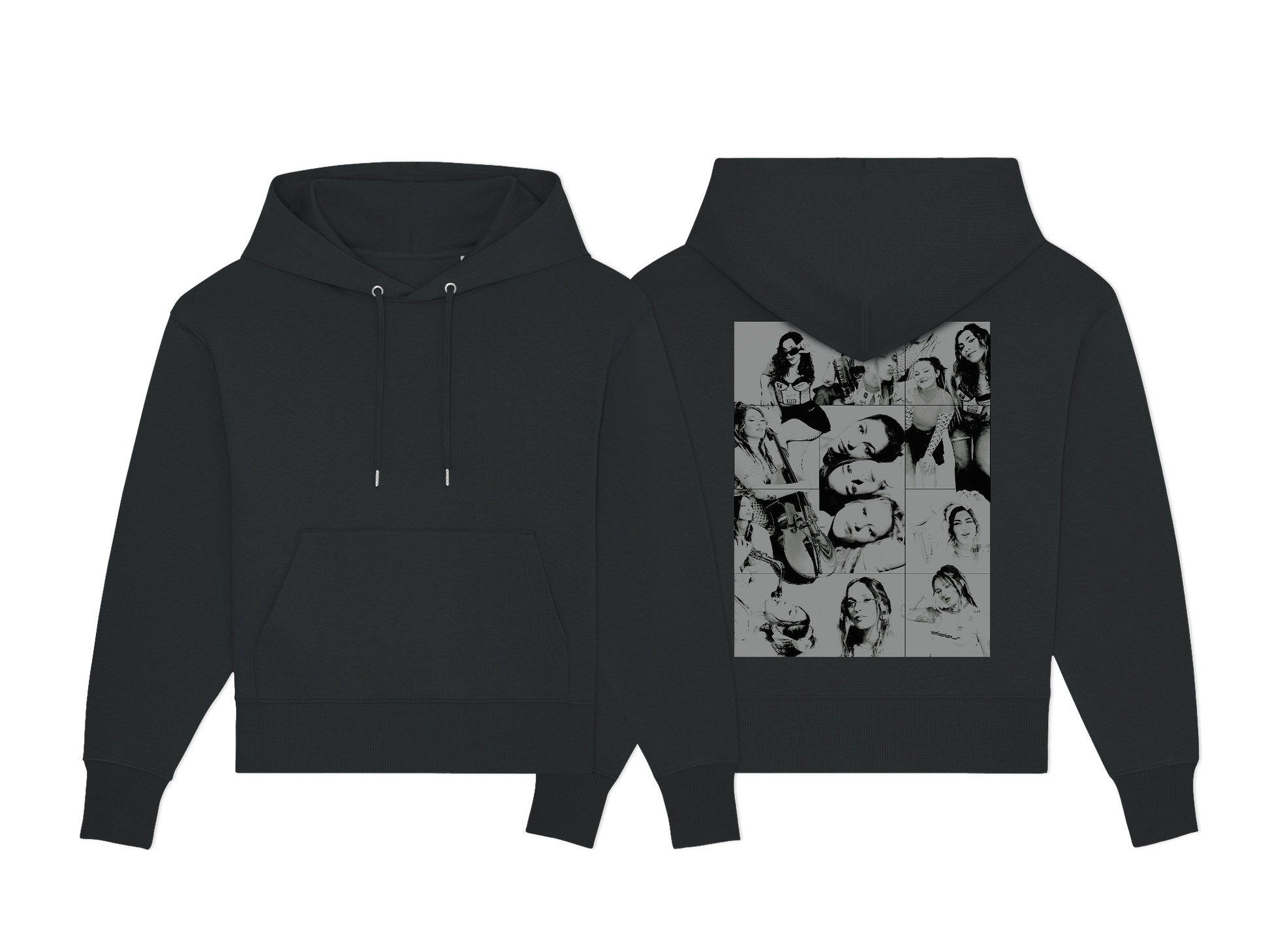Sweat à capuche avec logo effet vintage Antoine College black homme - - Gertrude Sweat à capuche avec logo effet vintage Antoine College black homme - - Gertrude
