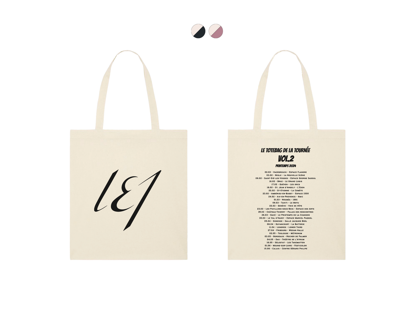 Totebag Tournée LEJ_STORE