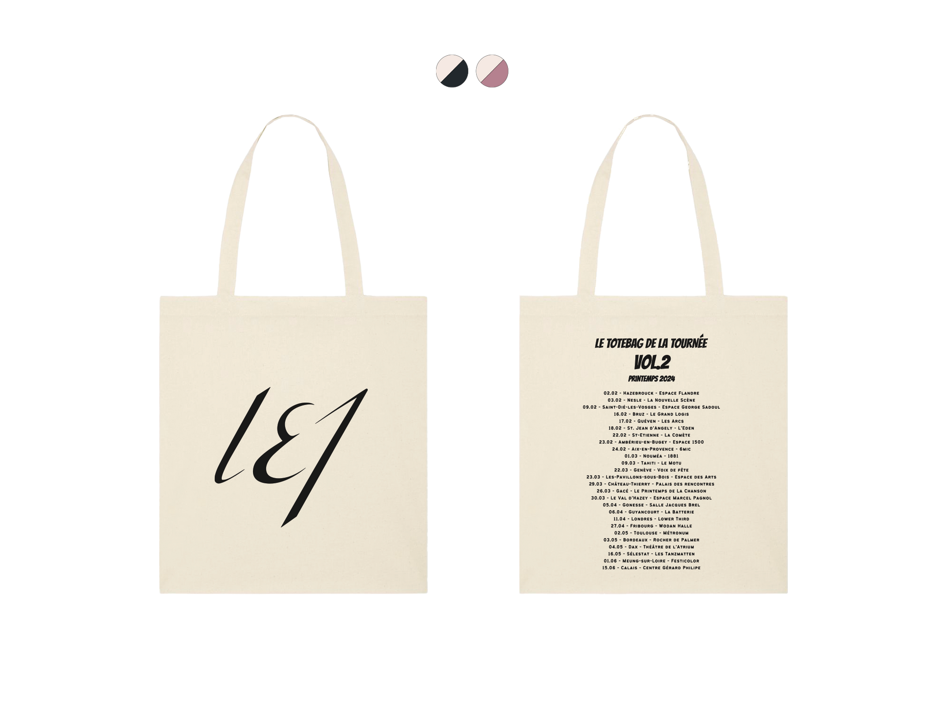 Totebag Tournée LEJ_STORE