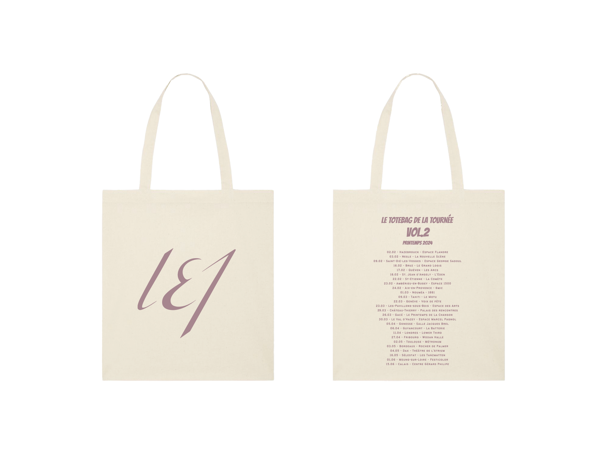 Totebag Tournée LEJ_STORE